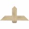 Ekena Millwork Eugene Rough Sawn Timber Gable Bracket, Douglas Fir, 36"W x 18"H x 6"D x 6"F, 12/12 Pitch GBW036X18X0606EUG00RDF - alternate 1